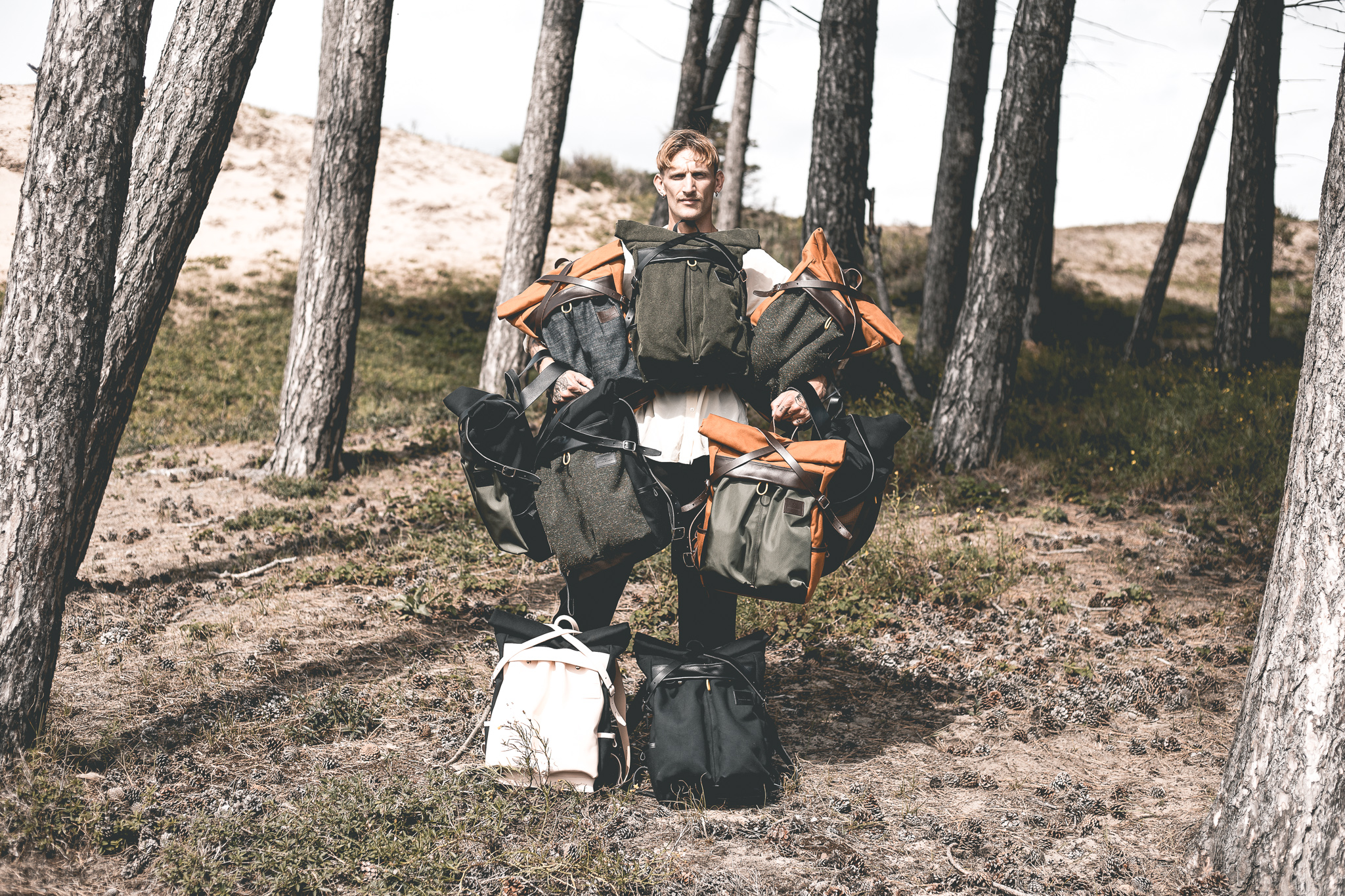, Atelier de l&#8217;Armee: oude legertenten omgetoverd tot stijlvolle backpacks