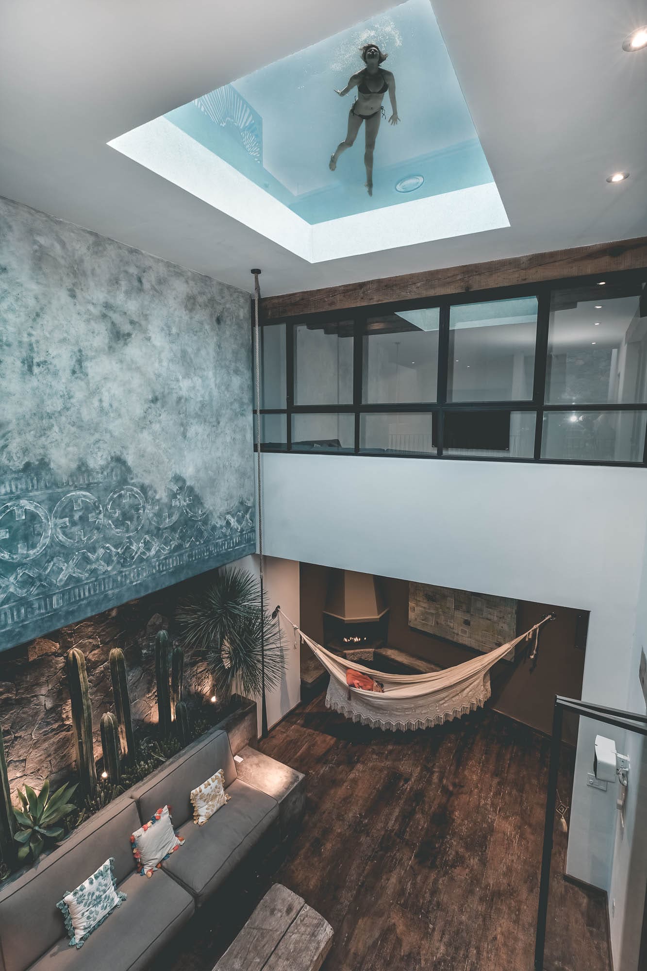 , Airbnb Finds: Mexicaanse droomvilla met zwembad in het plafond