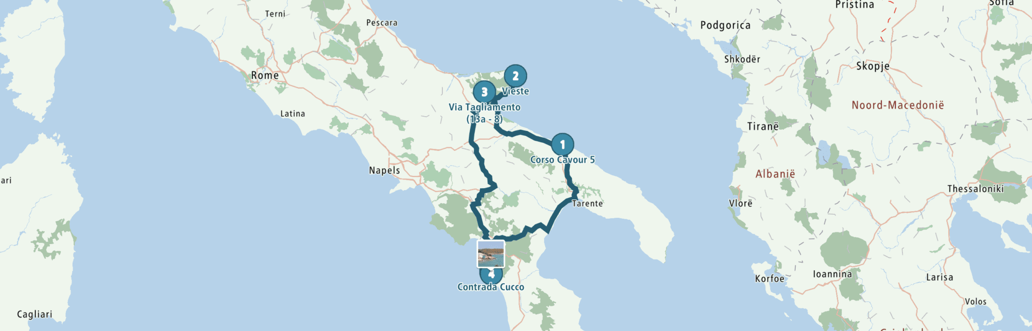 Motorroutes Zuid-Italië