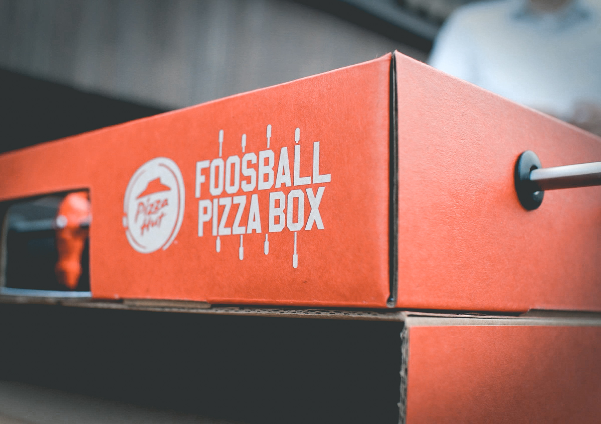 voetbaltafel pizza doos